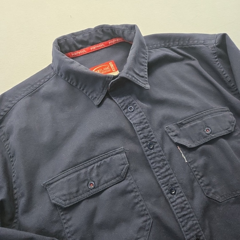 Portwest FR89 Bizflame 88/12 FR‎ Fire Resistant Safety Work Shirt ASTM NFPA ARC2
